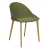 LOLA│Chaise Monocoque│4 pieds bois fibré│Coloris à choix