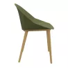 LOLA│Chaise Monocoque│4 pieds bois fibré│Coloris à choix