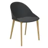 LOLA│Chaise Monocoque│4 pieds bois fibré│Coloris à choix