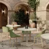 LOLA│Chaise Monocoque│4 pieds bois fibré│Coloris à choix
