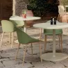 LOLA│Chaise Monocoque│4 pieds bois fibré│Coloris à choix