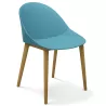 LOLA│Chaise Monocoque│4 pieds bois fibré│Coloris à choix