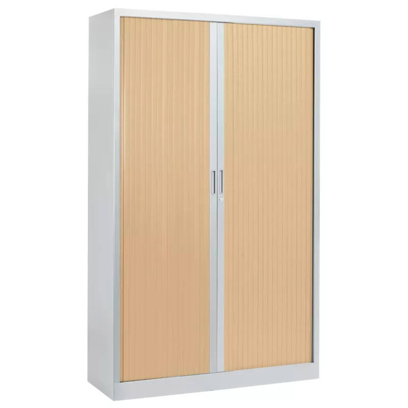 ARIV│Armoire rideau L100xH198 cm│Acier-PVC - décors à choix