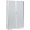 ARIV│Armoire rideau L120xH198 cm│Acier-PVC - décors à choix