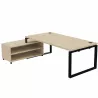 BUROFLEX │Pack Big Boss│Bureau direction + Caisson + Fauteuil + 2 Chaises