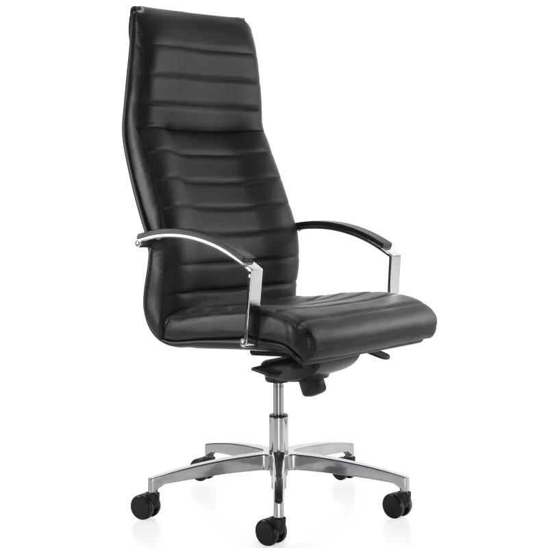 BUROFLEX │Pack Big Boss│Bureau direction + Caisson + Fauteuil + 2 Chaises