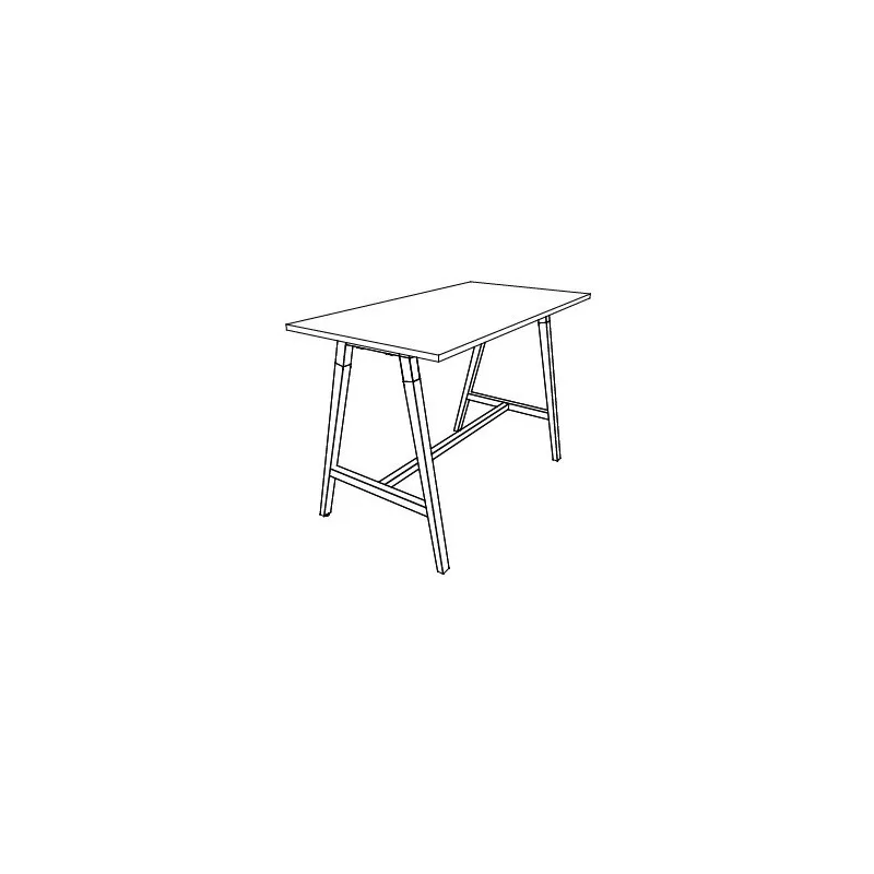 COHESION HAUTE│Table de réunion plateau 38 mm