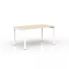 ARIAL│Bureau droit éco pied arche acier