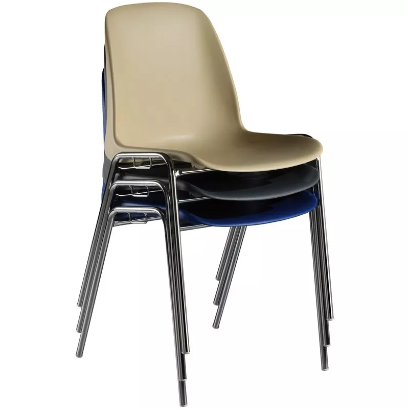 Chaise Meeting+ en ABS monocoque de couleur EOL