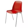Chaise Meeting+ en ABS monocoque de couleur EOL