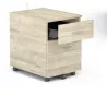 Caisson sur roulettes MELINA EOL en mélaminé 2 ou  3 tiroirs