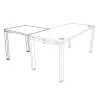 ASTRO│Extension / Retour P 60 x L 80 cm