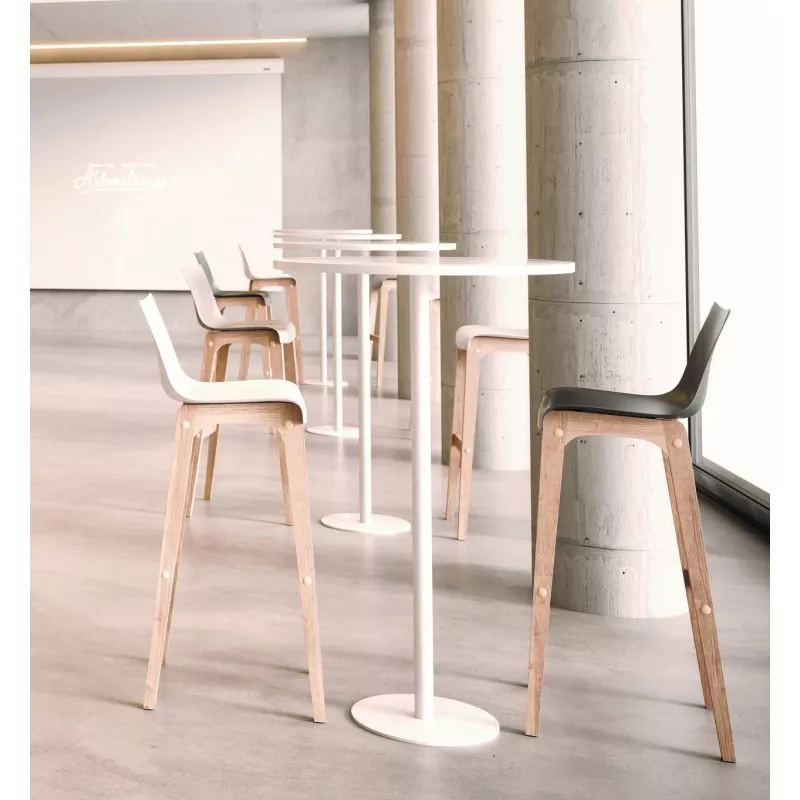 DETENTE│Tabouret dossier haut