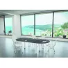 RENCONTRE│Table modulaire sur 4 pieds et structure assortie