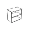 QUIETUDE│Étagère ouverte Largeur 80 cm x Hauteur 72-104 ou 201 cm