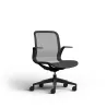 Fauteuil visiteurs Elton avec accoudoirs fixes