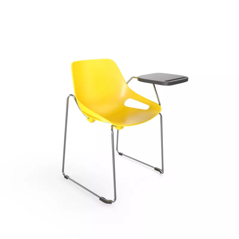 Chaise de collectivité / réunion Rosalie EOL avec tablette ecritoire
