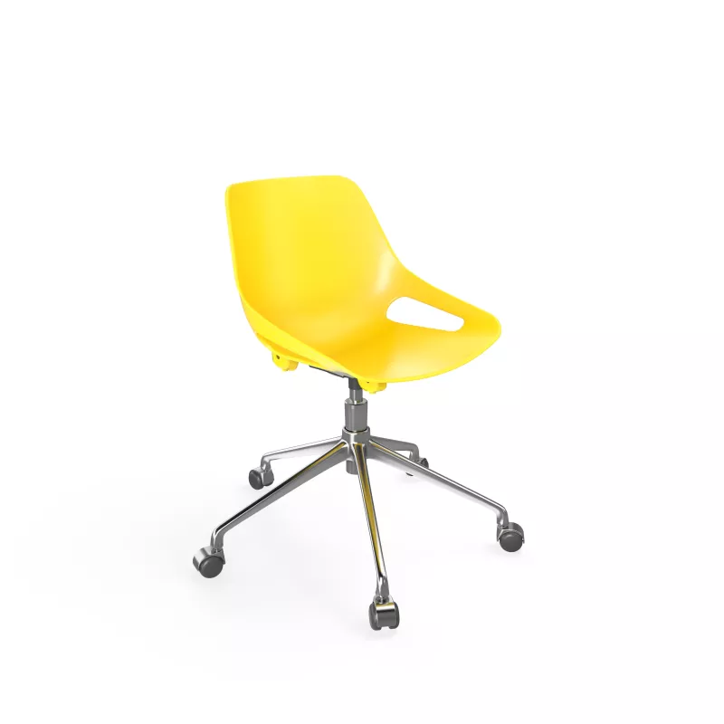Chaise de collectivité / réunion Rosalie EOL sur roulettes