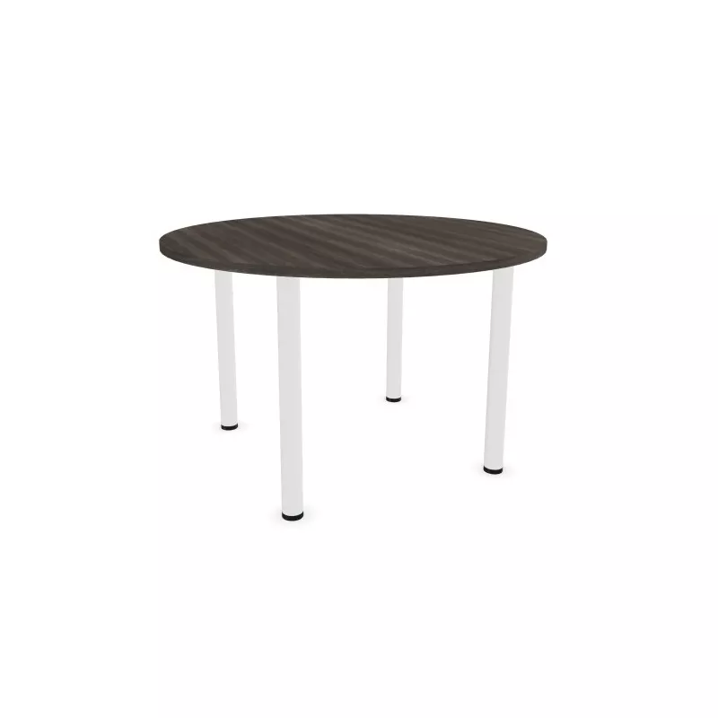 Table de conférence EOL ronde sur 4 pieds tube en acier