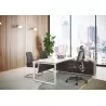 MUNIK│Fauteuil de direction│Têtière│Mousse injectée│cuir noir