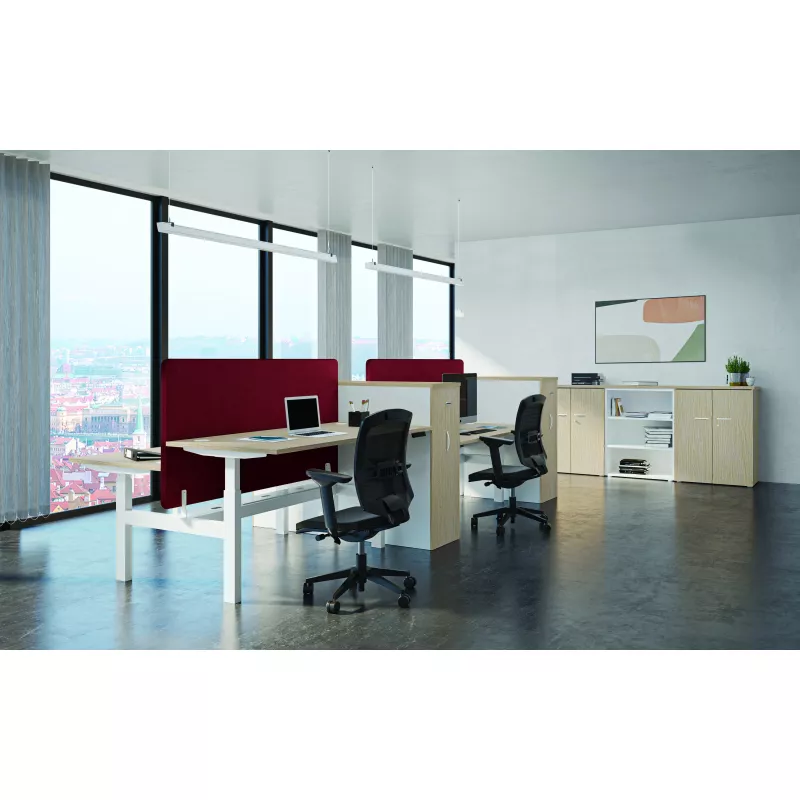 ENVOL EVO PARTAGE│Bureaux électriques 4 moteurs - 4 mémoires de position - USB A+C