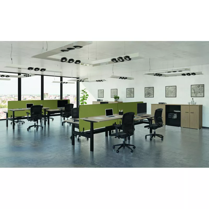 ENVOL EVO PARTAGE│Bureaux électriques 4 moteurs - 4 mémoires de position - USB A+C