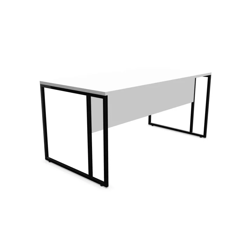 STRICTO│Bureau droit Profondeur 80 pied double ruban