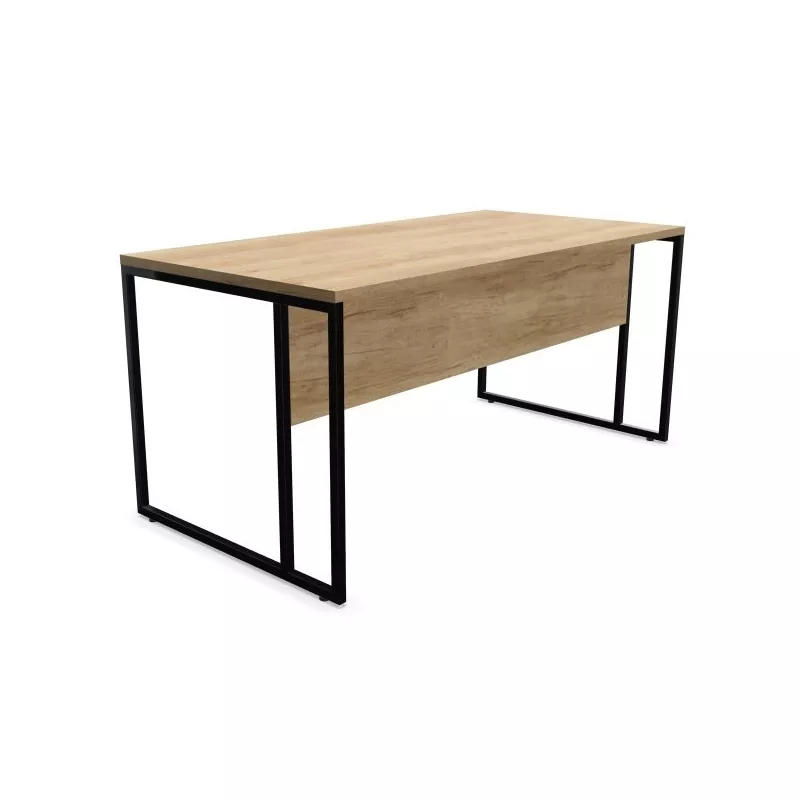 STRICTO│Bureau droit Profondeur 80 pied double ruban