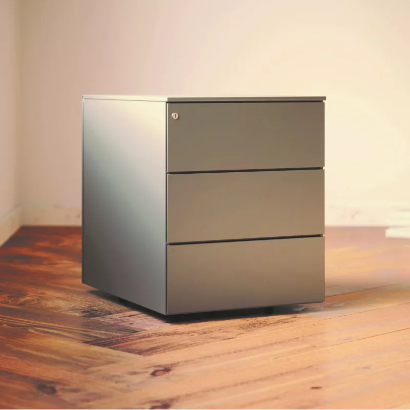 PAISIBLE│Caisson 2 ou 3 tiroirs acier