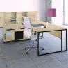 STRICTO│Bureau Direction avec meuble retour ouvert