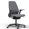 Fauteuil de travail Eliott dossier tissu avec accoudoirs réglables 3D