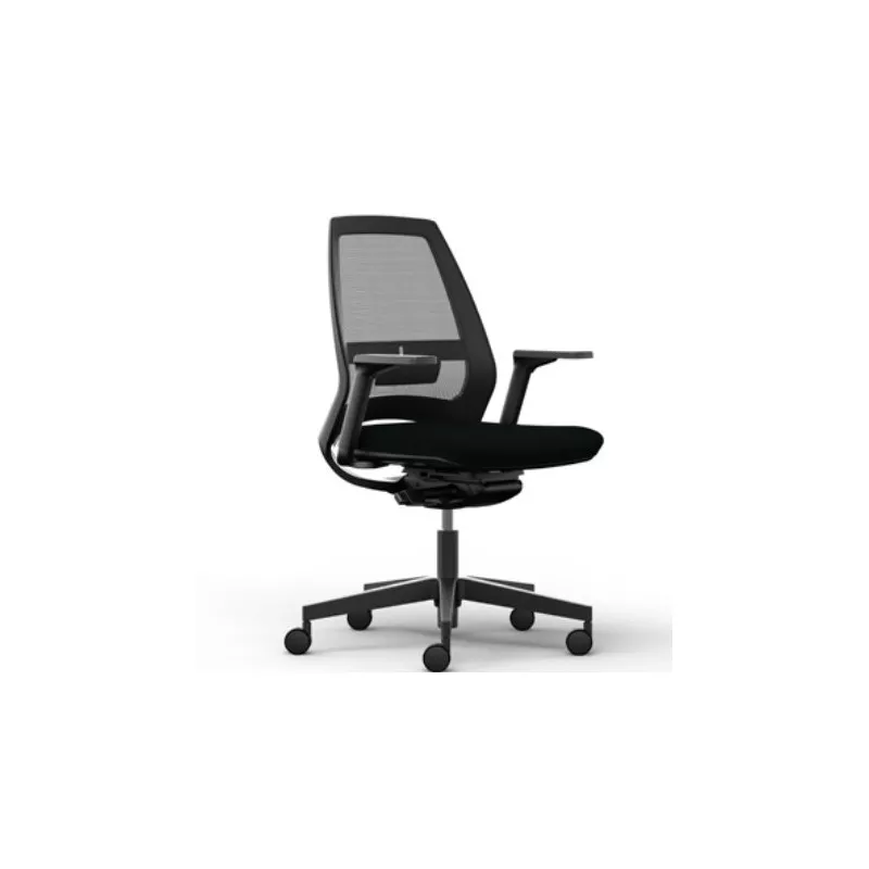 Fauteuil de travail Eliott dossier résille avec accoudoirs réglables