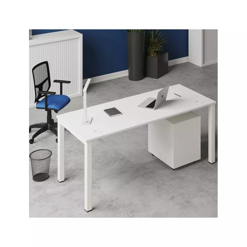 ARIAL│Bureau droit éco pied arche acier