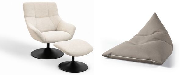 Chauffeuses / Poufs