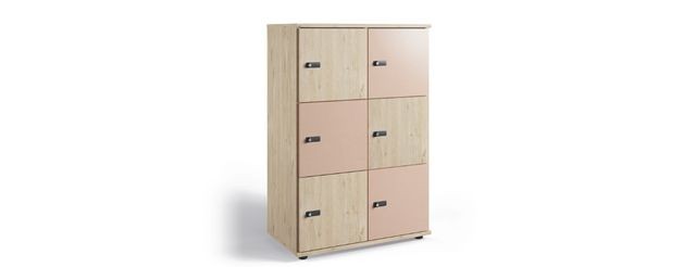 Vestiaires à cases